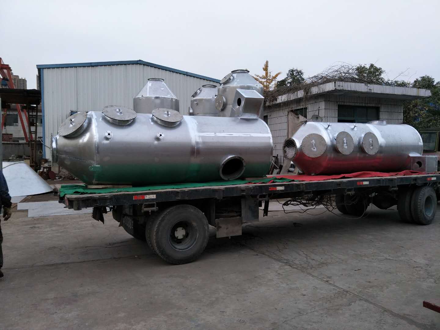 山東豪門鋁業棒爐、時效爐脫硝廢氣治理設備發貨