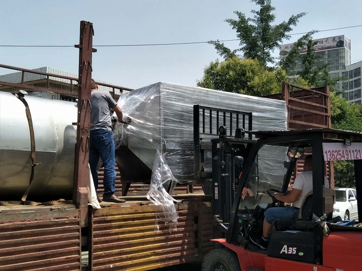 山東天衢鋁業有限公司氧化固化爐廢氣處理設備發貨